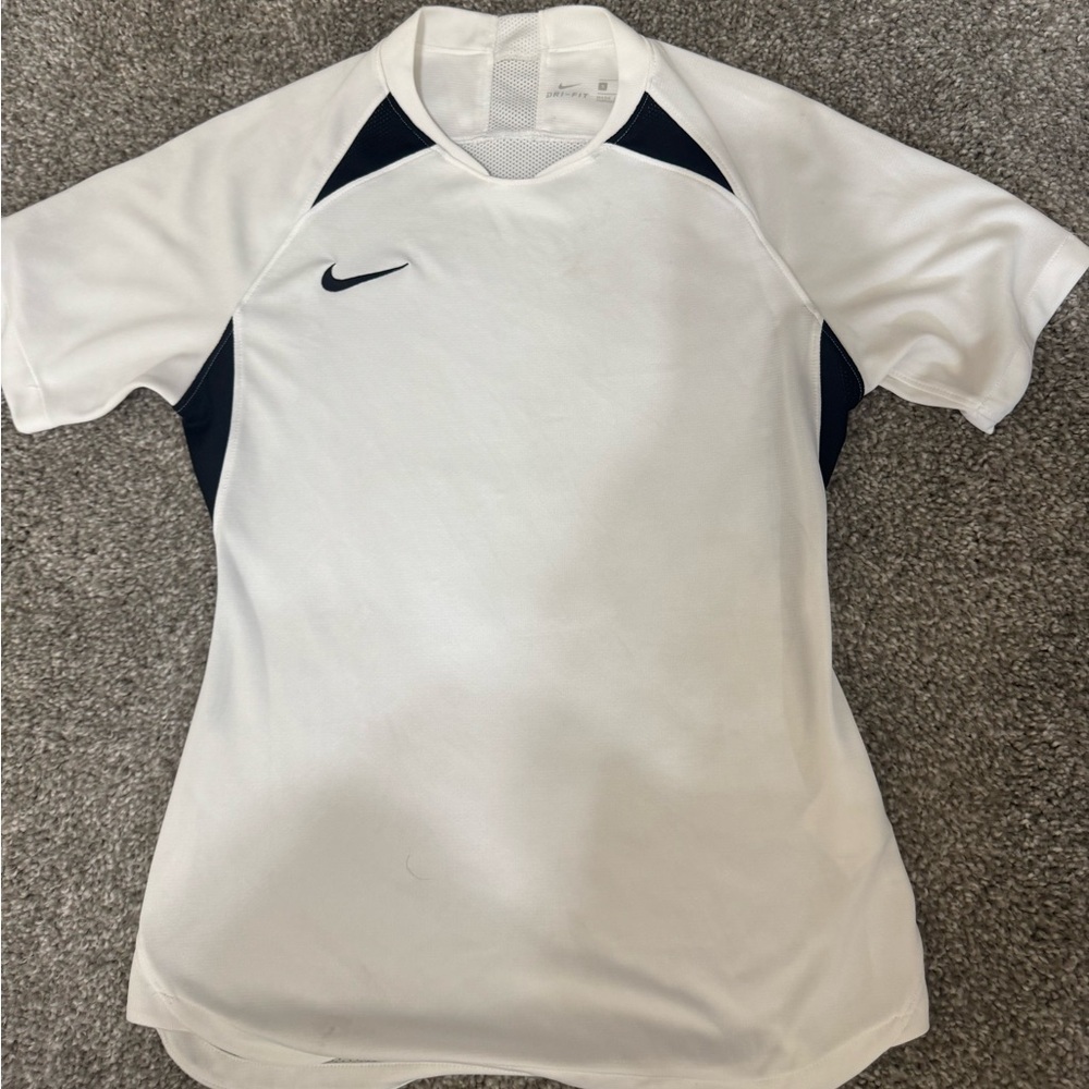Nike Dri-FIT White and Black Shirt